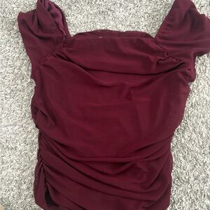 Ragdoll Deep Red Women's Blouse